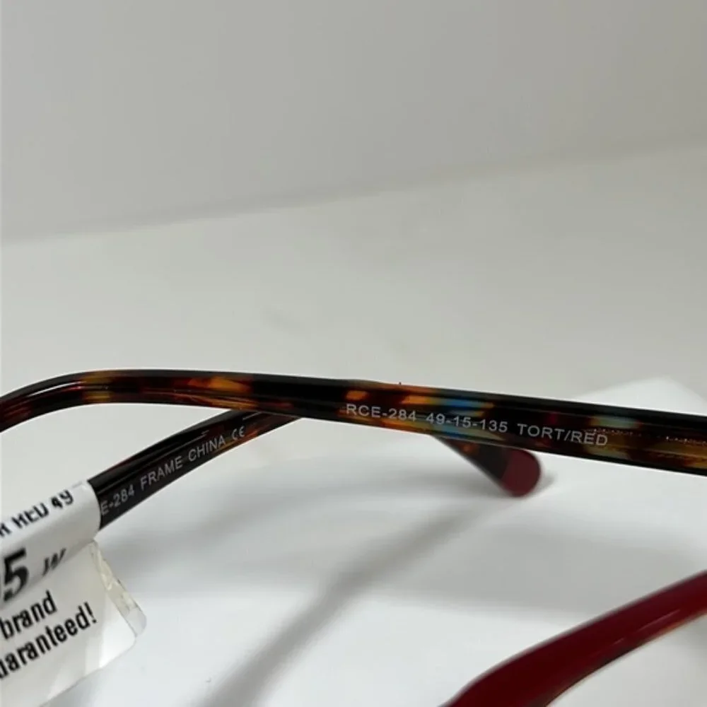 Runway Couture Eyewear RCE284 Tortoise/Red Eyeglasses